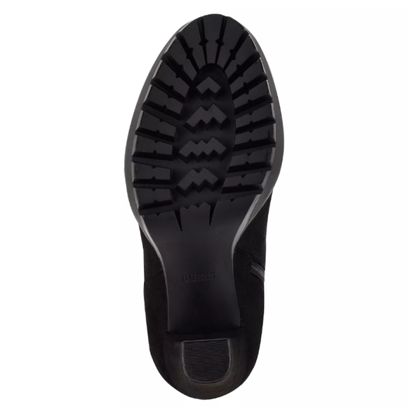 Guess Tailia Lug Platform Over-the-Knee Boots Black 5.5 - Picture 5 of 6